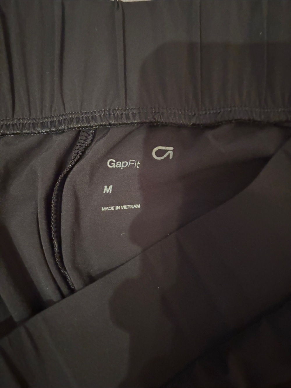 GAP Black GapFit Athletic Size Medium Joggers - Picture 2 of 3